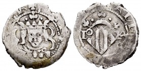 Felipe IV (1621-1665). Dieciocheno. 1624. Valencia. (Cal 2008-1099). Ag. 2,24 g. Tono. MBC-. Est...20,00. /// ENGLISH DESCRIPTION: Philip IV (1621-166...