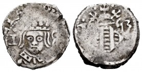 Felipe IV (1621-1665). Dieciocheno. 1653. Valencia. (Cal 2008-1119). Ag. 2,06 g. I 8 entre el busto. MBC-. Est...20,00. /// ENGLISH DESCRIPTION: Phili...