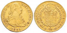 Carlos IV (1788-1808). 2 escudos. 1801. Sevilla. CN. (Cal-1437). Au. 6,67 g. MBC. Est...280,00. /// ENGLISH DESCRIPTION: Charles IV (1788-1808). 2 esc...
