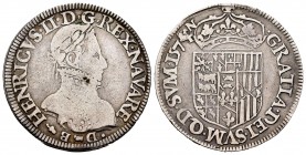 Francia. Enrique III de Navarra, II de Bearn. Testón. 1574. Navarra. (Bd-606) (PA-3492). Ag. 9,41 g. MBC-/MBC. Est...160,00. /// ENGLISH DESCRIPTION: ...