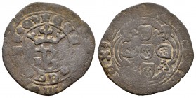 Portugal. Joao I. 1 real branco. (1385-1433). Lisboa. (Gomes-tipo 52). 2,54 g. BC+. Est...35,00. /// ENGLISH DESCRIPTION: Portugal. Joao I. 1 real bra...