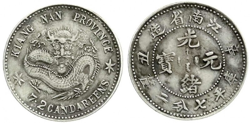 China
Qing-Dynastie. De Zong, 1875-1908
10 Cents Jahr Hsin Chou = 1901. Provin...
