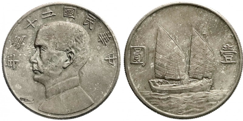 China
Republik, 1912-1949
Dollar (Yuan) Jahr 23 = 1934. fast Stempelglanz, Kra...