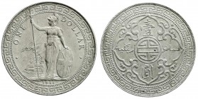 Grossbritannien
Tradedollars
Tradedollar 1911 B. sehr schön/vorzüglich