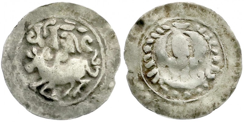 Indien-Arakan, Königreich
Chandra-Dynastie
Silber-Unit um 700. Harikela-Schrif...