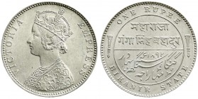 Indien-Bikanir
Viktoria, 1838-1901
Rupee 1892. vorzüglich/Stempelglanz, Prachtexemplar