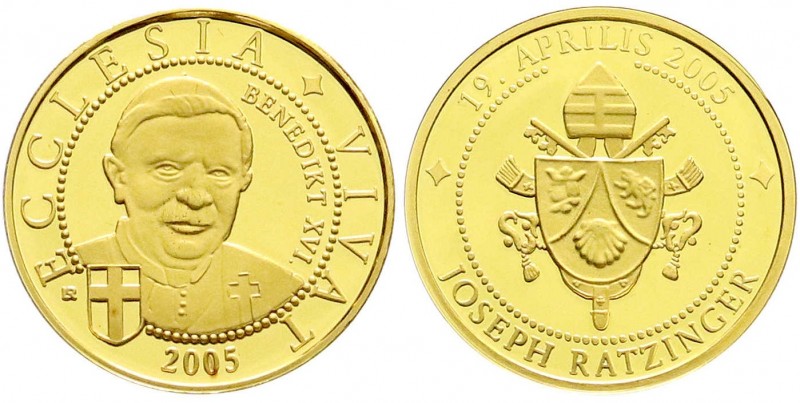 Italien-Kirchenstaat
Benedikt XVI., 2005-2013
Goldmedaille 2005 Papst Benedikt...