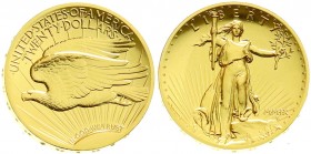 Vereinigte Staaten von Amerika
Unabhängigkeit, seit 1776
20 Dollars Ultra High Relief Double Eagle (1 Unze Feingold) 2009 in dekorativer Schatulle m...