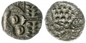 Britannien
Durotriges
Billon-Stater 60/20 v. Chr. Stil. Kopf r./stil. Pferd, darüber Punkte. gutes sehr schön