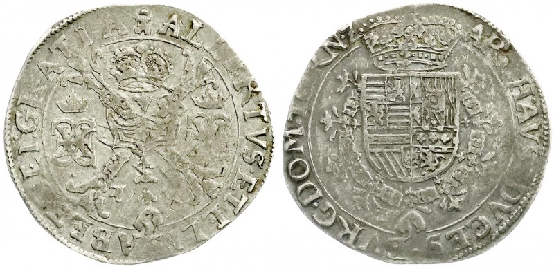 Belgien-Tournai
Albert u. Isabella, 1598-1621
Patagon o.J. sehr schön, Prägesc...