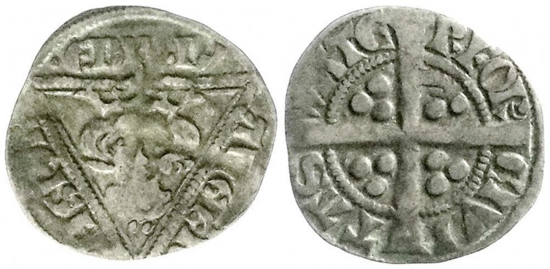 Irland
Edward I., 1272-1307
Penny o.J., Waterford. sehr schön Mit altem Bestim...