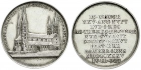 Bamberg-Stadt
Silbermedaille 1835 von Neuss. Auf seine Silberhochzeit mit Therese, gestiftet vom historischen Verein Bamberg. Ansicht des Bamberger D...