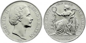 Bayern
Ludwig II., 1864-1886
Siegestaler 1871. vorzüglich/Stempelglanz, winz. Kratzer