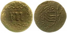 Beckum
Kupfer XII Pfennig 1609. schön/sehr schön, korrodiert, selten