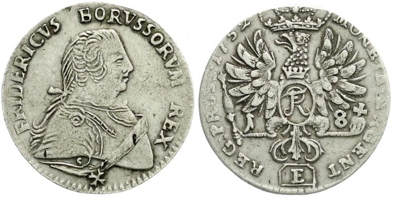 Brandenburg-Preußen
Friedrich II., 1740-1786
18 Gröscher 1752 E, Königsberg, m...