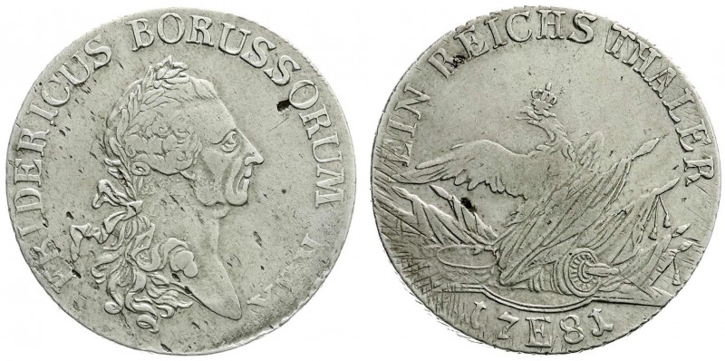 Brandenburg-Preußen
Friedrich II., 1740-1786
Reichstaler 1781 E, Königsberg. s...