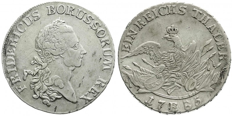 Brandenburg-Preußen
Friedrich II., 1740-1786
Reichstaler 1785 E, Königsberg. s...