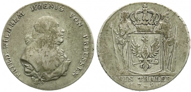 Brandenburg-Preußen
Friedrich Wilhelm II., 1786-1797
Reichstaler 1791 B, Bresl...