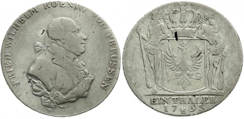 Brandenburg-Preußen
Friedrich Wilhelm II., 1786-1797
Reichstaler 1793 E, König...