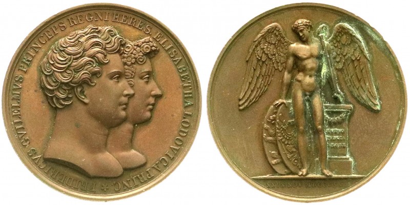 Brandenburg-Preußen
Friedrich Wilhelm III., 1797-1840
Bronzemedaille von Brand...