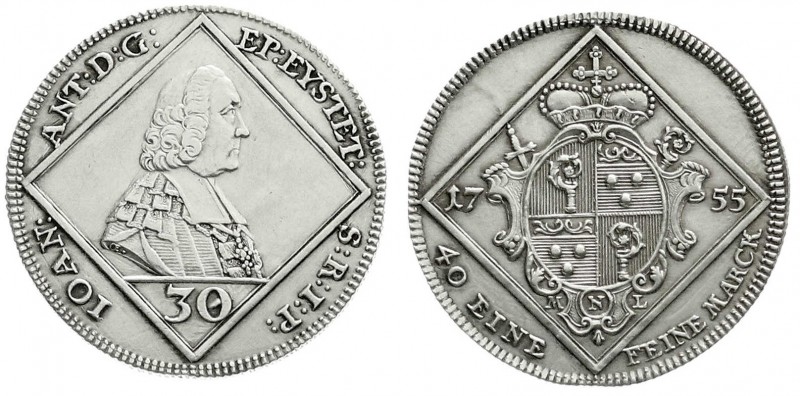 Eichstätt, Bistum
Johann Anton II. von Freyberg, 1736-1757
30 Kreuzer 1755, Nü...