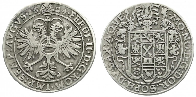 Quedlinburg/-Abtei
Dorothea Sophie, 1618-1645
Taler 1624. Wappen/Reichsadler. ...