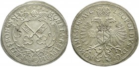 Regensburg-Stadt
Reichstaler 1694, mit Titel Leopold I. Walzenprägung. vorzügliches Prachtexemplar, kl. Schrötlingsfehler