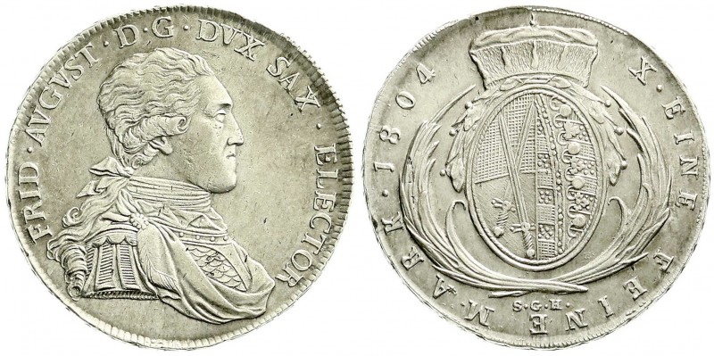 Sachsen-Albertinische Linie
Friedrich August III., 1763-1806
Konventionstaler ...