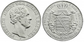 Sachsen-Albertinische Linie
Friedrich August II., 1836-1854
Vereinsdoppeltaler 1853 F. sehr schön/vorzüglich, Kratzer