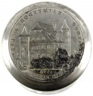 Drittes Reich
Prägestempel (Matrize Revers) zur Medaille 1938 von Karl Goetz. Schloss Haimendorf. Prägedurchmesser 50 mm. Stempel Eisen, 60 X 47 mm. ...