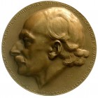Medicina in Nummis
Personenmedaillen
Eins. Bronzemedaille 1928 von Scholz. Zu seinem 60. Geb. 60 mm. vorzüglich