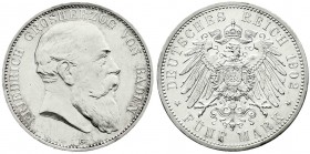 Baden
Friedrich I., 1856-1907
5 Mark 1902 G. vorzüglich/Stempelglanz