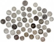 Zusammenstellungen/Lots
49 Münzen: Baden (8 X 3 Mark, 1 X 5 Mark), Bayern (10 X 3 Mark, 3 X 5 Mark), Preußen (8 X 3 Mark, 15 X 5 Mark, u.a. 1901 A Ja...
