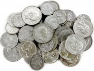 Zusammenstellungen/Lots
Sammlung von 36 verschiedenen Reichssilbermünzen ab 1875. 11 X 5, 10 X 3 und 15 X 2 Mark. Baden, Bayern, Hamburg, Preußen, Sa...