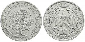 Kursmünzen
5 Reichsmark Eichbaum Silber 1927-1933
1928 A. vorzüglich/Stempelglanz