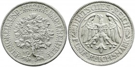 Kursmünzen
5 Reichsmark Eichbaum Silber 1927-1933
1931 F. vorzüglich