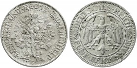 Kursmünzen
5 Reichsmark Eichbaum Silber 1927-1933
1931 G. fast vorzüglich, kl. Kratzer und Randfehler