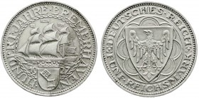 Gedenkmünzen
5 Reichsmark Bremerhaven
1927 A. sehr schön/vorzüglich, kl. Randfehler