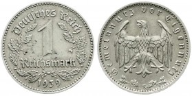 Klein/- und Kursmünzen
1 Reichsmark, Nickel 1933-1939
1939 E. sehr schön/vorzüglich