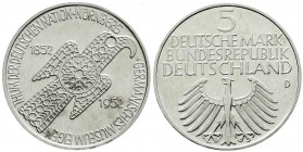 Gedenkmünzen
5 Deutsche Mark, Silber, 1952-1979
Germanisches Museum 1952 D. vorzüglich, kl. Kratzer