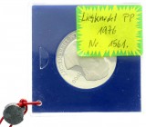 Gedenkmünzen der DDR
20 Mark 1976, Liebknecht. Aufkleber auf Kapsel. Polierte Platte, original verplombt