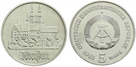 Gedenkmünzen der DDR
5 Mark 1983 A, Meißen. prägefrisch