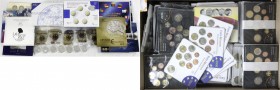 Ausland
Europa
Karton mit Münzen ab ca. 1998. Meist deutsche Münzen, aber auch etwas Ausland, z.B. DM Kursmünzensätze, ein paar 10 DM Silbermünzen, ...