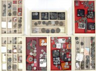 Sammlungen allgemein
Bestand meist alter Münzen und Medaillen im selbstgebastelten Holzkasten mit 7 Lagen. Schwerpunkte bei den asiatischen und islam...