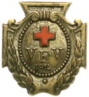 Deutschland
Deutsche Länder, bis 1918
Mitgliedsabzeichen Vaterländischer Frauenverein (VFV) 1914. Hersteller Stübbe, Berlin. sehr schön/vorzüglich...