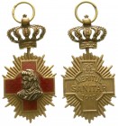Rumänien
Sanitäts-Verdienstkreuz 1913 mit der Krone. vorzüglich