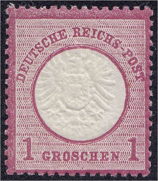 Deutschland
Deutsches Reich
1 Groschen 1872, großer Brustschild, postfrisch mi...