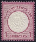 Deutschland
Deutsches Reich
1 Groschen 1872, großer Brustschild, postfrisch mit Originalgummi in Kabinetterhaltung. **