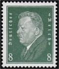 Deutschland
Deutsches Reich
8 Pfennig 1928, Abart ,,grünliche Gummierung``, postfrische Luxuserhaltung. Fotoattest Schlegel BPP >einwandfrei