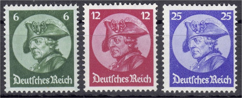 Deutschland
Deutsches Reich
Friedrich der Große 1933, kpl. Satz in postfrische...